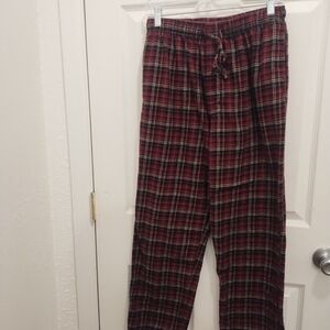 Classic Red Plaid Men's Joggers